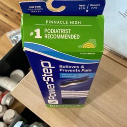 1 Pair PowerStep Full-length Insoles (Men’s 5-5.5)