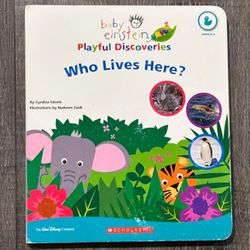 Baby Einstein “Who Lives Here?” Lift the Flap Board Book