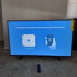 SAMSUNG 43” 4K SMART TV – (Open Box)  (Model UN43U8000FF – Crystal UHD Series)