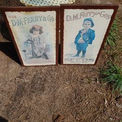 $280.00 For The Pair. Heavy Wood. Pictures