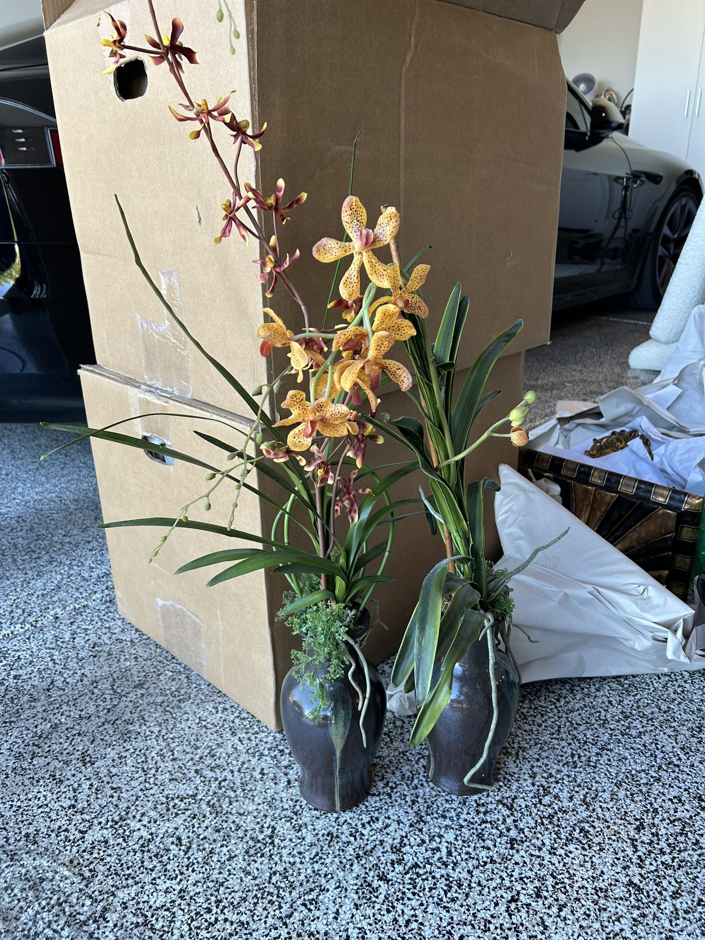 Vases (with Fake Flowers)