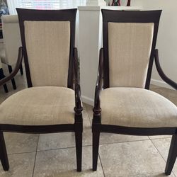 2 Arm Chairs 