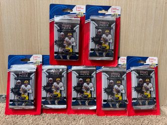 2022 Pro Picks Rookies & Future Stars Football Card Blister Packs (Lot of 7)