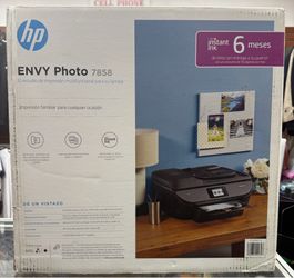 HP ENVY Photo 7858 Wireless All-in-One Inkjet Printer New Factory Sealed