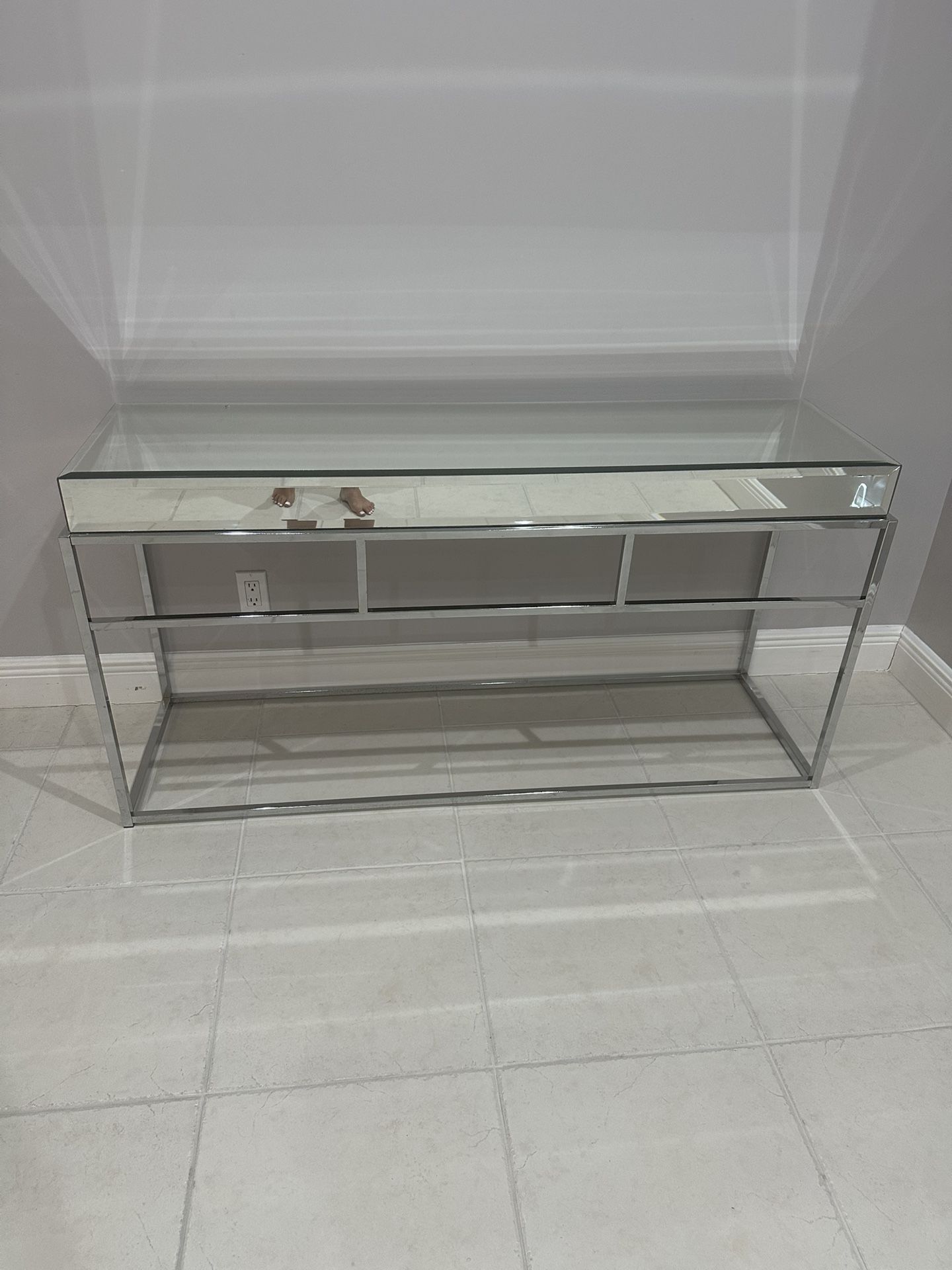 Mirrored Console Table 