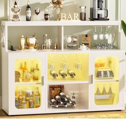 Bar Cabinet With Lights and Power outlet (Built)