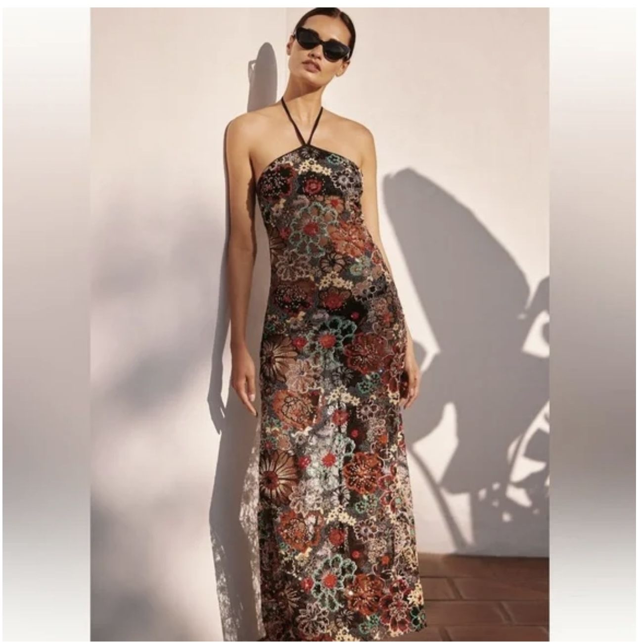 Agua bendita Floral Dress