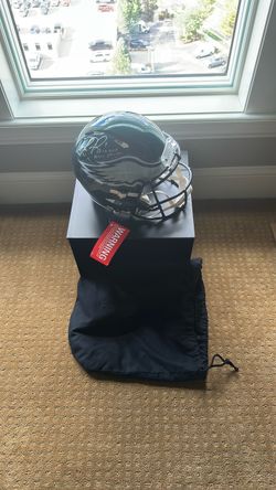 Under Wraps Nick Foles Philadelphia Eagles Autographed  Riddell Speed Authentic Helmet with Multiple Inscriptions