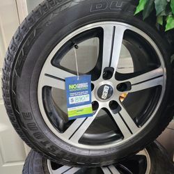 BBS RIM AND TIRE SET 