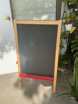 Kids craft chalkboard and dry eraser