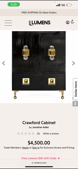 Jonathan Adler Crawford cabinet