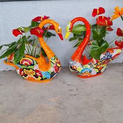 💥🪴XL Talavera Swan  Planter  💥 12031 Firestone Blvd Norwalk CA 90650  Open Every Day From 9am To 7pm 