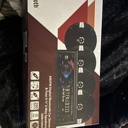 4  Car Audio Head Units And Speaker Combo