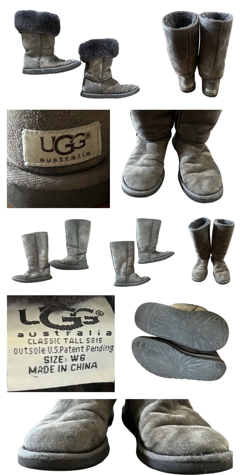 Ugg Womens Tall Classic Boots Sz 6