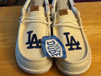 Hey Dude LA Dodgers MLB Slip-On Shoes