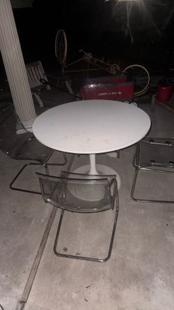 Dining Set With Four Chairs