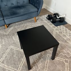 Black End Table 17.5" H, 20" W