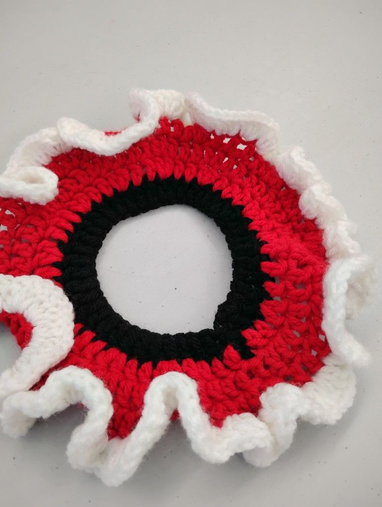 Handmade crochet Dog Collar