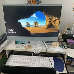 HP All-in-One Computer 24”  Integrated Touchscreen