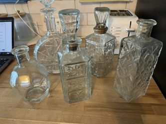 Crystal decanter 25 bucks each