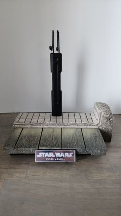 Star Wars Hot Toys Cobb Vanth 1/6 rare base stand