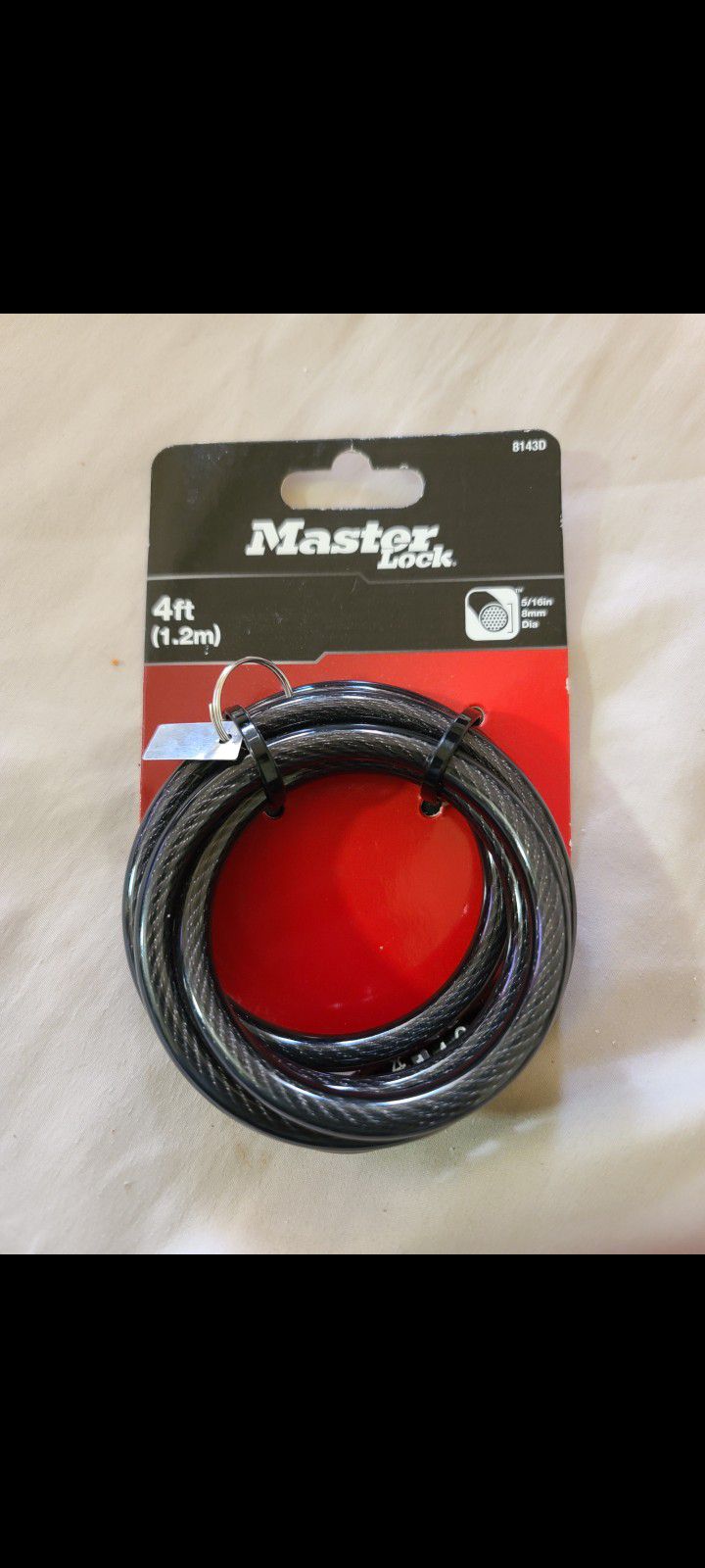 Master Lock Bike Lock Cable with Combination