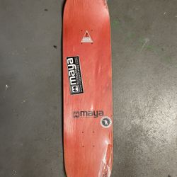 New Maya Skateboards Blank Deck red