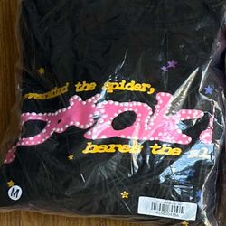 Pink Black Spider Hoodie