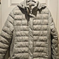 Women's Grey Coat Xl 