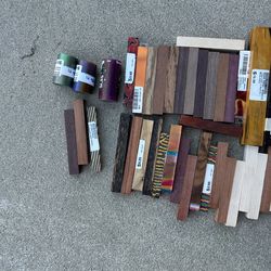 Wood & Acrylic Turning Blanks – Assorted Hardwood + Pen Blank Material for Lathe