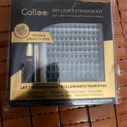 gollee diy lash extension kit cluster lashes bond seal remover set new