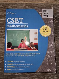 CSET Mathematics Cirrus Study Guide