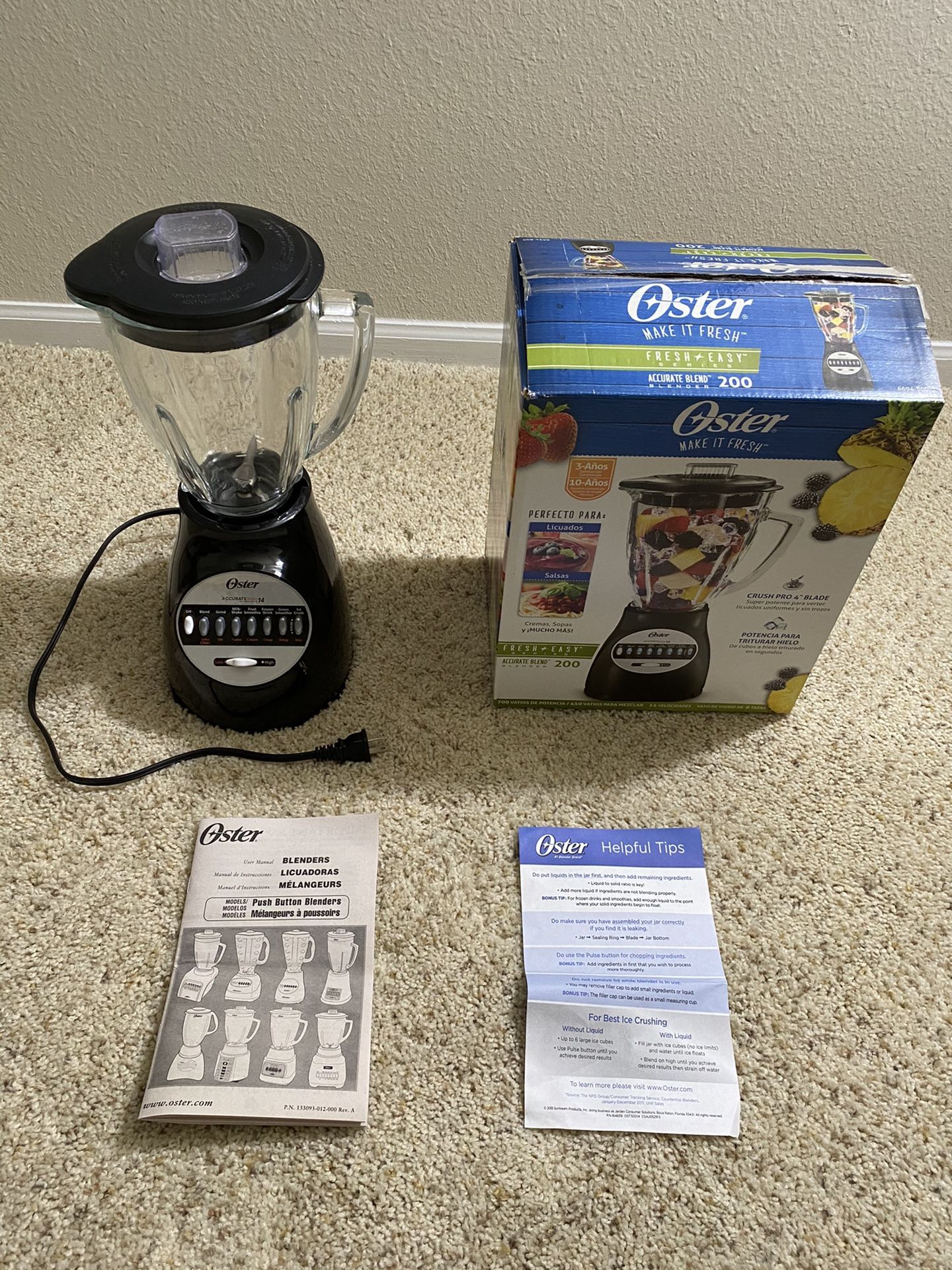 14-Speed Oster Blender: Like New