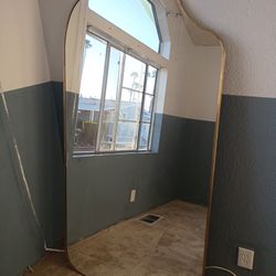 Organik Gold Frame Mirro