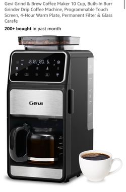 Gevi Grind & Brew Coffee Maker 10 Cup