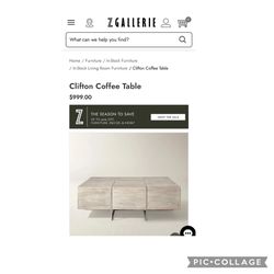 Coffee Table Plus 1 End Table 