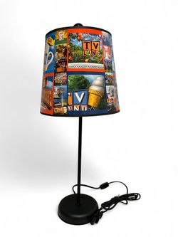 Vintage TV Land Collage Table Lamp