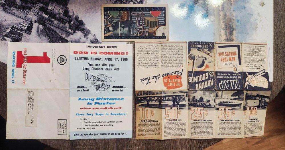 X3 Vintage Brochure/Ads $20 For All 3