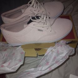  Van's Girls Size 8 White