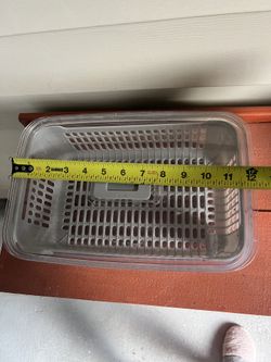 Fruit Vegetable Storage With Colander 