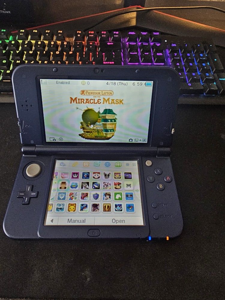 New Nintendo 3ds Xl Blue JP fully Modded