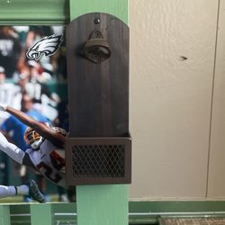 Bottle Opener With Cap Basket 