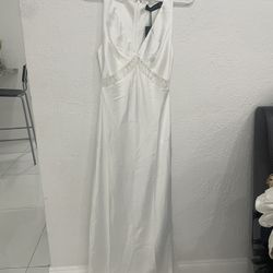Lioness Long White Dress