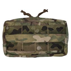 ATS Tactical Gear Small Utility MOLLE PALS Zip Pouch, 500D MultiCam, Made in USA 