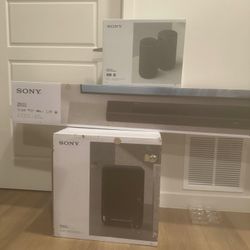 Full Sony Home Theater Set Up 