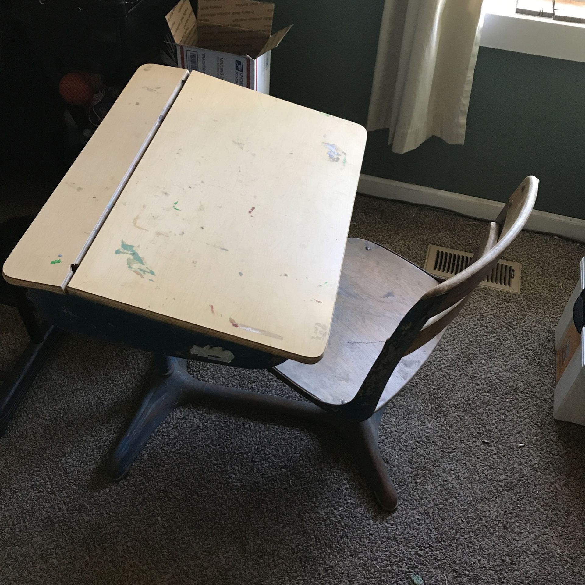 Vintage School Desk