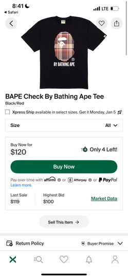 Bathing Ape Tee