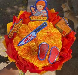 Chucky Good Guys Themed Flower Bouquet