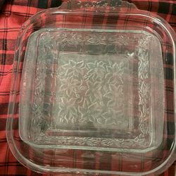 Princess House Glass Serving Platter & Baking Dish Set