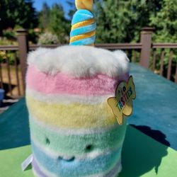 FAO Schwarz brand "Tasties" Birthday Cake plush - 11"